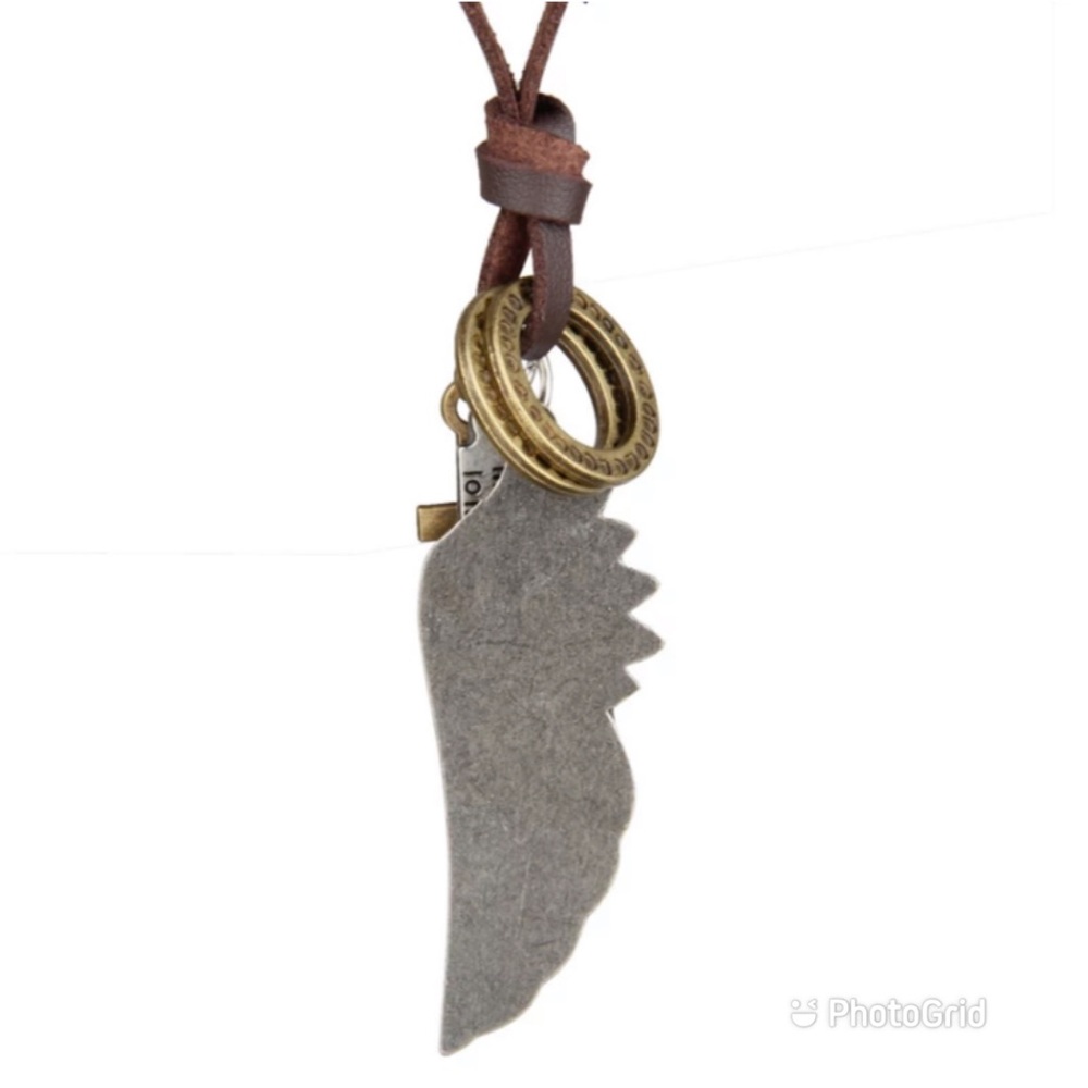Feather Angel Wings Necklace & Pendants - Picture 3 of 6